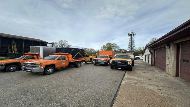 Public Works Crews from Across Racine County Aid Wind Point After Storm