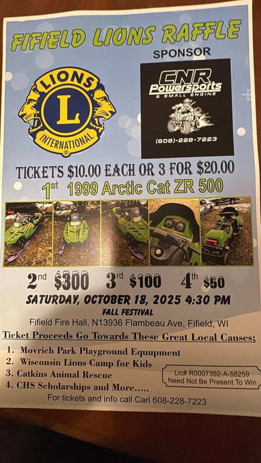 Fifield Lions Raffle