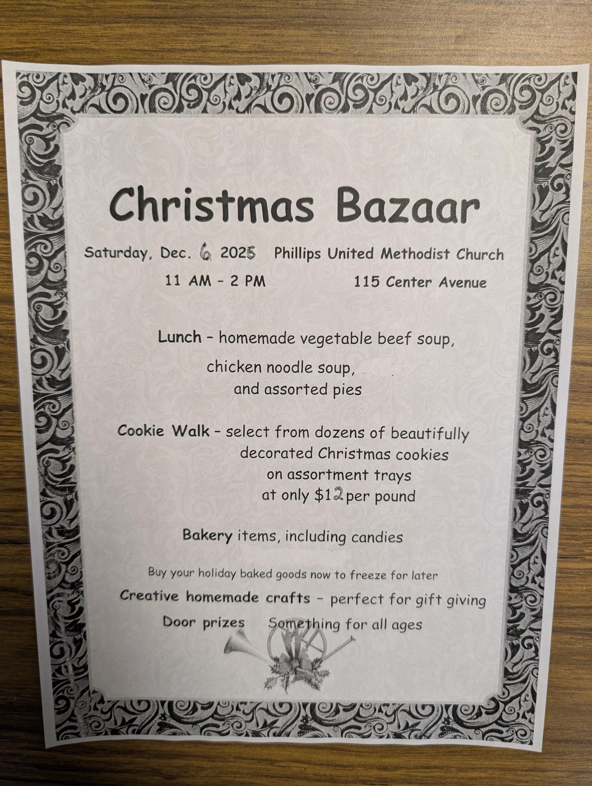Christmas Bazaar - Phillips United Methodist Church