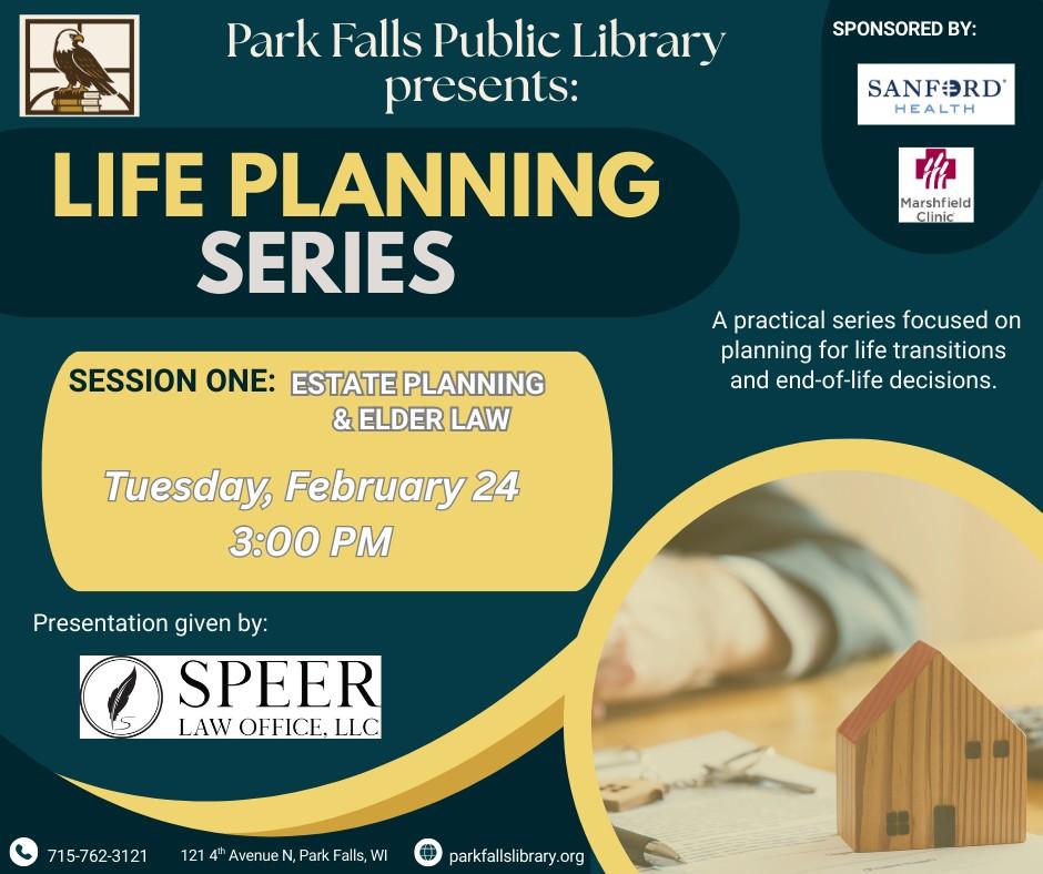 Life Planning Series at Park Falls Public Library