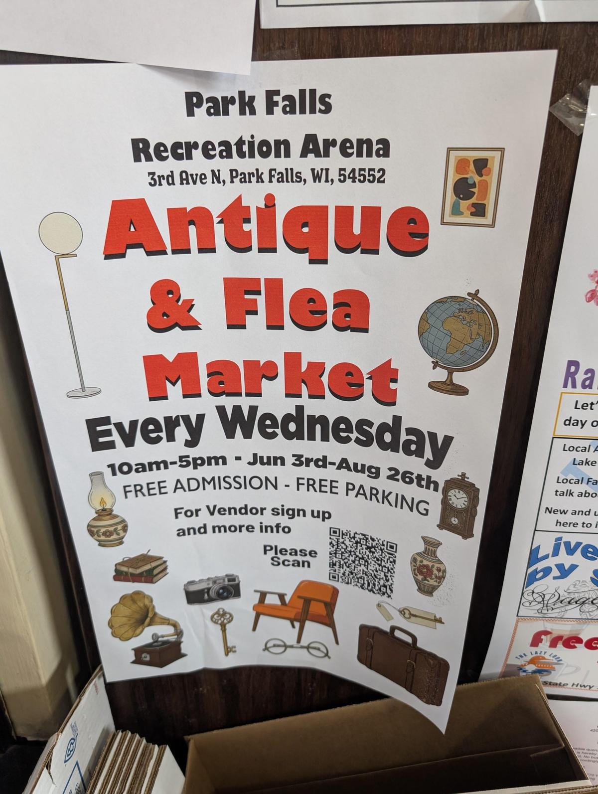 Flea Market Every Wednesday - Park Falls