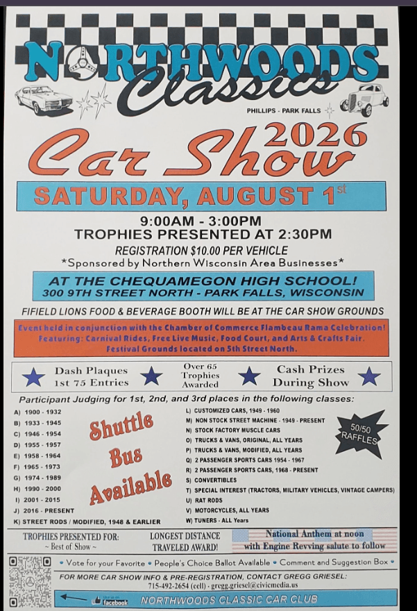 Northwoods Classic Car Show