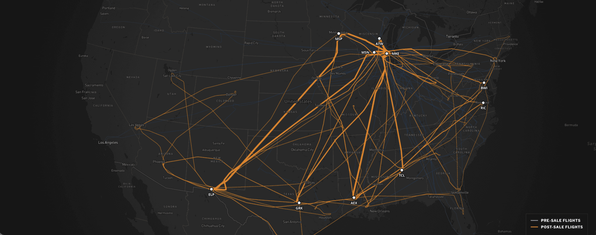 Tracking the regional Wisconsin airline that chartered flights for ICE